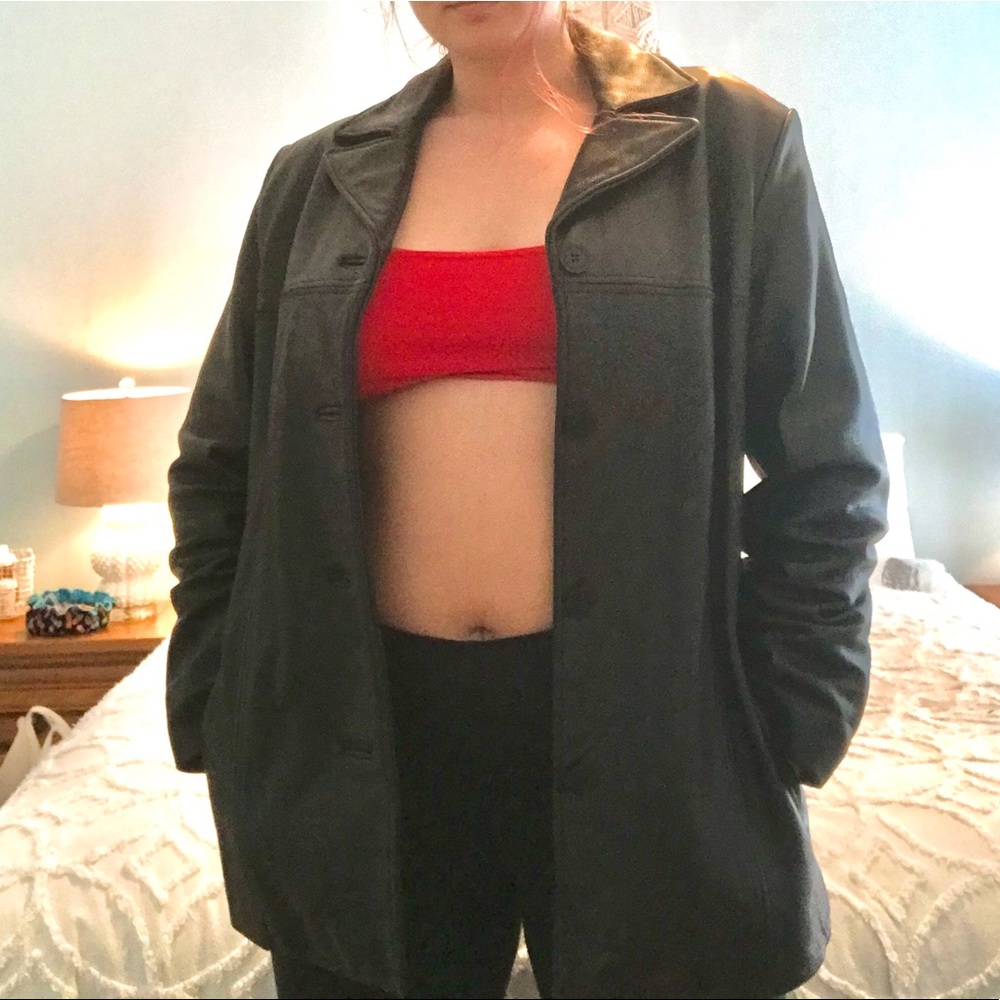 Black Leather Jacket ‘80s Vintage